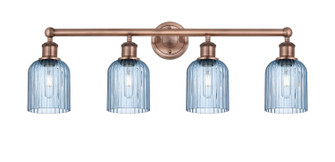 Edison Four Light Bath Vanity in Antique Copper (405|616-4W-AC-G559-5BL)