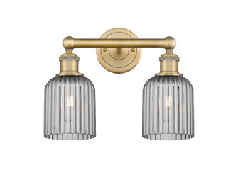 Edison Two Light Bath Vanity in Brushed Brass (405|616-2W-BB-G559-5SM)
