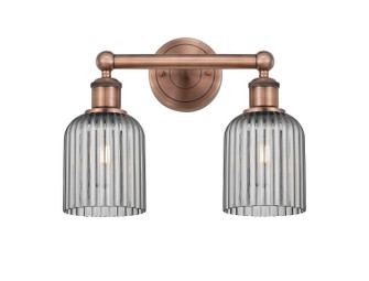 Edison Two Light Bath Vanity in Antique Copper (405|616-2W-AC-G559-5SM)