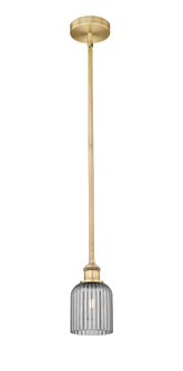 Edison One Light Mini Pendant in Brushed Brass (405|616-1S-BB-G559-5SM)