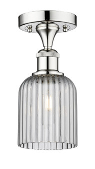 Edison One Light Semi-Flush Mount in Polished Chrome (405|616-1F-PC-G559-5SM)