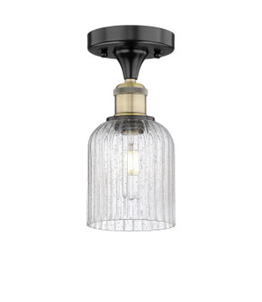 Edison One Light Semi-Flush Mount in Black Antique Brass (405|616-1F-BAB-G559-5SDY)