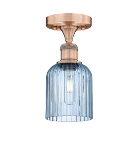 Edison One Light Semi-Flush Mount in Antique Copper (405|616-1F-AC-G559-5BL)