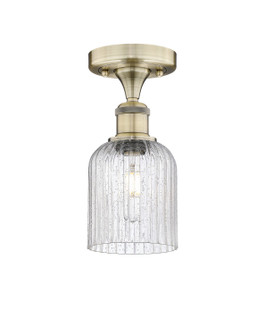 Edison One Light Semi-Flush Mount in Antique Brass (405|616-1F-AB-G559-5SDY)