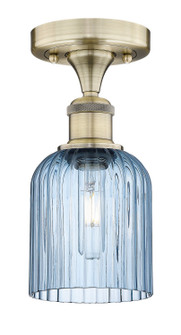 Edison One Light Semi-Flush Mount in Antique Brass (405|616-1F-AB-G559-5BL)