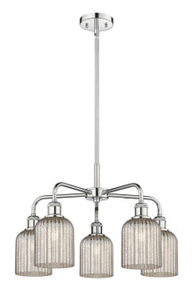 Downtown Urban Five Light Chandelier in Polished Chrome (405|516-5CR-PC-G559-5ME)