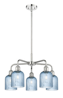 Ballston Five Light Chandelier in Polished Chrome (405|516-5CR-PC-G559-5BL)