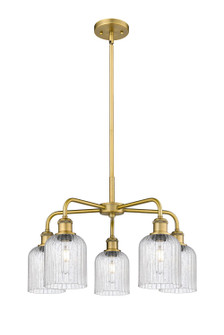 Ballston Five Light Chandelier in Brushed Brass (405|516-5CR-BB-G559-5SDY)