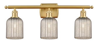 Ballston Three Light Bath Vanity in Satin Gold (405|516-3W-SG-G559-5ME)