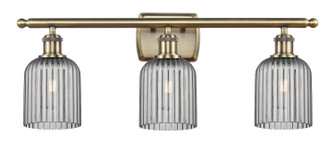 Ballston Three Light Bath Vanity in Antique Brass (405|516-3W-AB-G559-5SM)