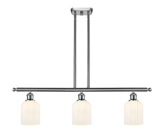 Ballston Three Light Island Pendant in Brushed Satin Nickel (405|516-3I-SN-G559-5GWH)