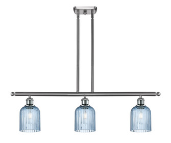 Ballston Three Light Island Pendant in Brushed Satin Nickel (405|516-3I-SN-G559-5BL)