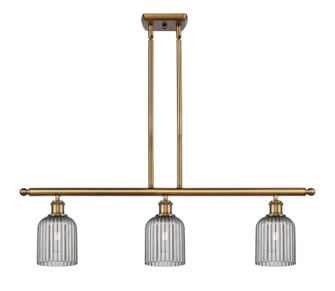 Ballston Three Light Island Pendant in Brushed Brass (405|516-3I-BB-G559-5SM)