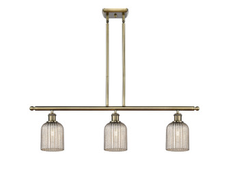 Ballston Three Light Island Pendant in Antique Brass (405|516-3I-AB-G559-5ME)