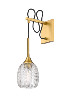 Berkshire One Light Wall Sconce in Brushed Brass (405|323-1W-BB-G323-5CL)