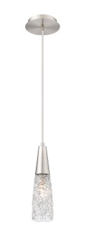 Amherst Brook One Light Mini Pendant in Brushed Satin Nickel (405|322-1P-SN-G322-3CL)