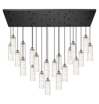 Downtown Urban 21 Light Pendant in Brushed Brass (405|172BK-B-21P-BB-G434-12DE)