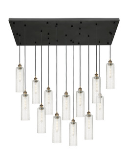 Downtown Urban 13 Light Pendant in Brushed Brass (405|154BK-B-13P-BB-G434-12SDY)