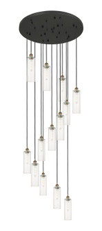 Downtown Urban 13 Light Pendant in Brushed Brass (405|132BK-B-13P-BB-G434-12CL)