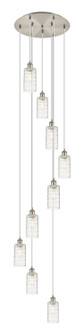 Downtown Urban Nine Light Pendant in Brushed Satin Nickel (405|119B-9P-SN-G434-7DE)