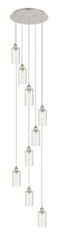 Downtown Urban Nine Light Pendant in Polished Nickel (405|119B-9P-PN-G434-7SDY)