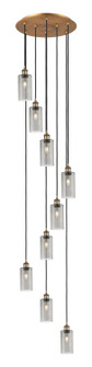 Downtown Urban Nine Light Pendant in Brushed Brass (405|119B-9P-BB-G434-7SM)