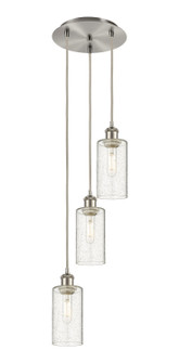 Downtown Urban Three Light Pendant in Brushed Satin Nickel (405|113B-3P-SN-G434-7SDY)