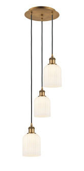 Ballston Three Light Pendant in Brushed Brass (405|113B-3P-BB-G559-5GWH)