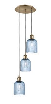Ballston Three Light Pendant in Antique Brass (405|113B-3P-AB-G559-5BL)