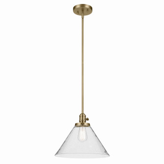 Avery One Light Pendant in Natural Brass (12|43905NBR)