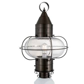 Classic Onion One Light Outdoor Post Lantern in Bronze (45|1510-BR-SE)