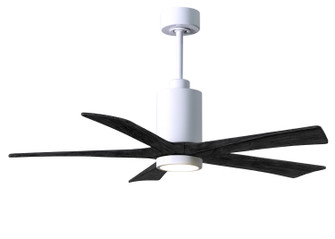 Patricia-5 52'' Ceiling Fan in Gloss White (101|PA5-WH-BK-52)