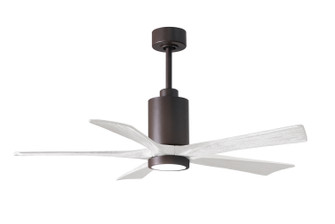Patricia-5 52'' Ceiling Fan in Textured Bronze (101|PA5-TB-MWH-52)
