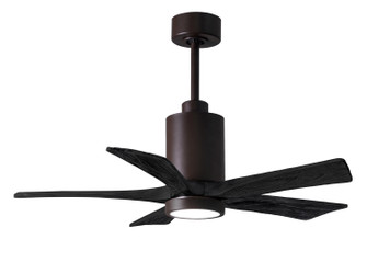 Patricia-5 42'' Ceiling Fan in Textured Bronze (101|PA5-TB-BK-42)