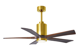 Patricia-5 52'' Ceiling Fan in Brushed Brass (101|PA5-BRBR-WA-52)
