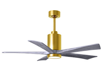 Patricia-5 52'' Ceiling Fan in Brushed Brass (101|PA5-BRBR-BW-52)