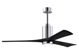 Patricia-3 60'' Ceiling Fan in Polished Chrome (101|PA3-CR-BK-60)