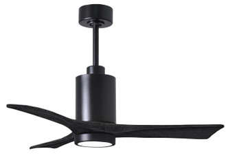Patricia-3 42'' Ceiling Fan in Matte Black (101|PA3-BK-BK-42)