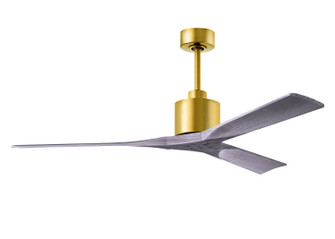 Nan 60'' Ceiling Fan in Brushed Brass (101|NK-BRBR-BW-60)