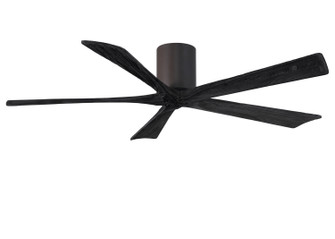 Irene-5H 60'' Ceiling Fan in Textured Bronze (101|IR5H-TB-BK-60)