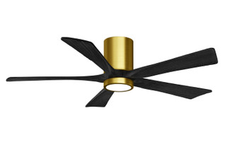 Irene-5HLK 52'' Ceiling Fan in Brushed Brass (101|IR5HLK-BRBR-BK-52)