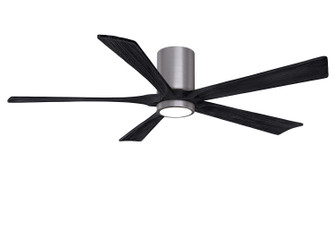 Irene-5HLK 60'' Ceiling Fan in Brushed Pewter (101|IR5HLK-BP-BK-60)