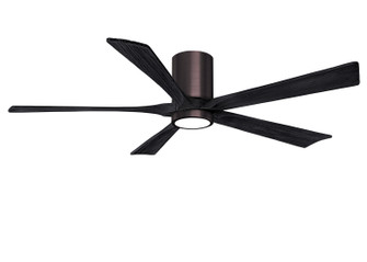 Irene-5HLK 60'' Ceiling Fan in Brushed Bronze (101|IR5HLK-BB-BK-60)
