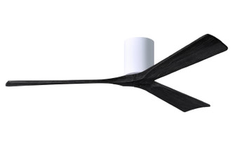 Irene-3H 60''Ceiling Fan in Gloss White (101|IR3H-WH-BK-60)