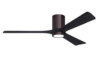 Irene-3HLK 60'' Ceiling Fan in Brushed Bronze (101|IR3HLK-BB-BK-60)