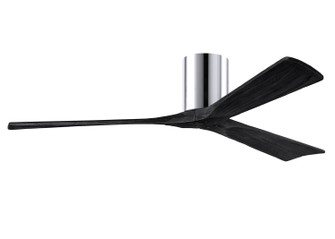 Irene-3H 60'' Ceiling Fan in Polished Chrome (101|IR3H-CR-BK-60)