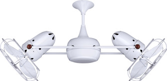 Duplo-Dinamico Ceiling Fan in Gloss White (101|DD-WH-MTL)
