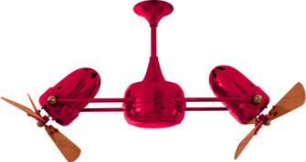 Duplo-Dinamico Ceiling Fan in Rubi (101|DD-RED-WD)