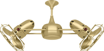 Duplo-Dinamico Ceiling Fan in Brushed Brass (101|DD-BRBR-MTL)