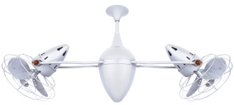 Ar Ruthiane Ceiling Fan in Gloss White (101|AR-WH-MTL)
